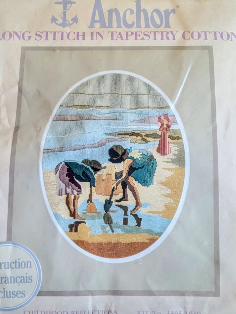 Anchor Long Stitch in Tapestry Kit: "Childhood Reflections" New in Pkg